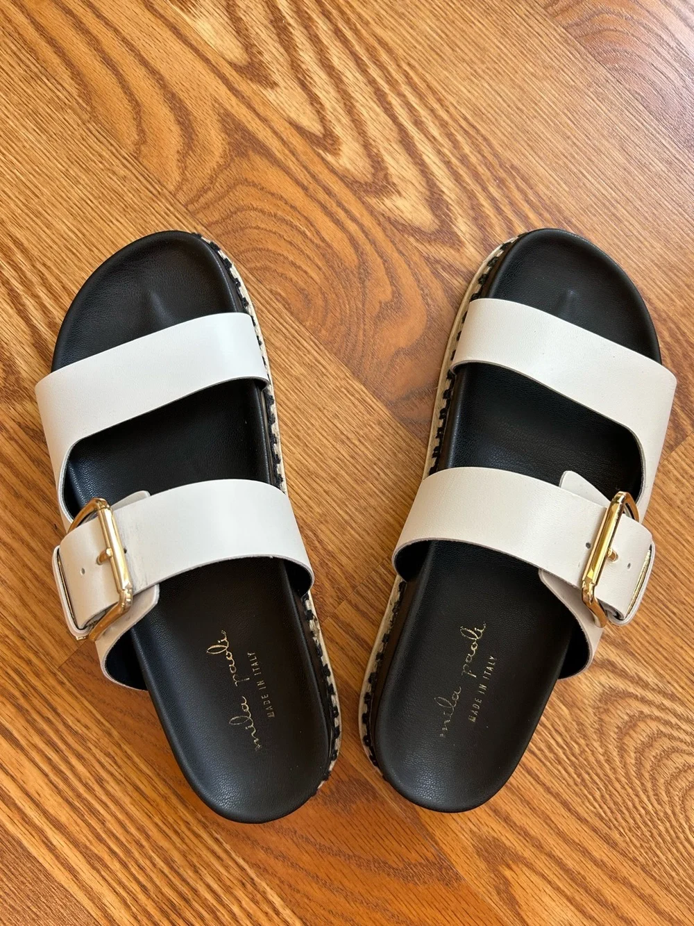 Mila Paoli leather sandals. Made in Italy